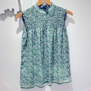 Max Studio floral sleeveless tank top - like new